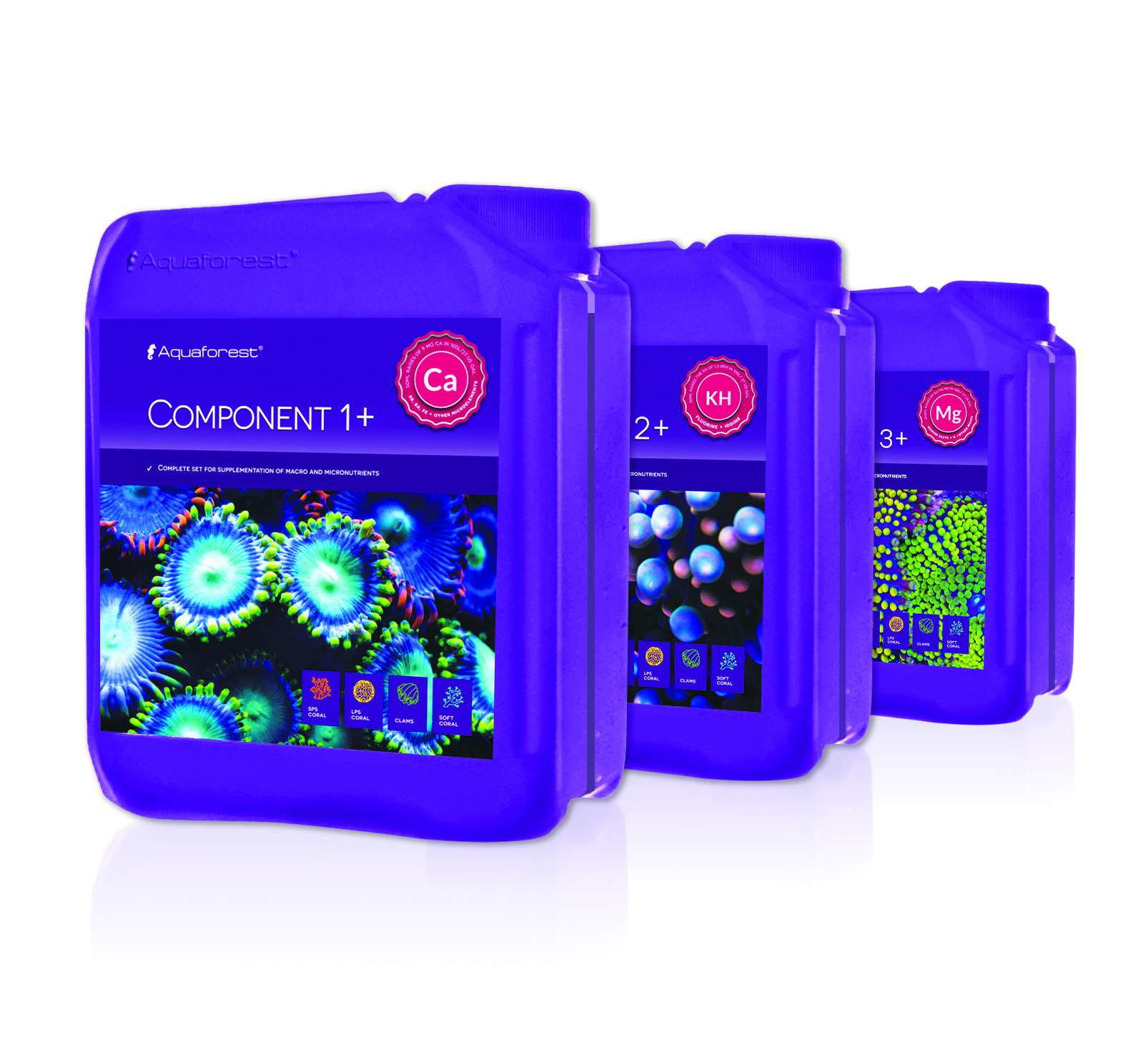海水魚用品 Aquaforest Component 1+2+3+ 3 x 5000 ml AquaForest Component 1+2+3+ 3x5L | Madpetz Aquatic Studio llp